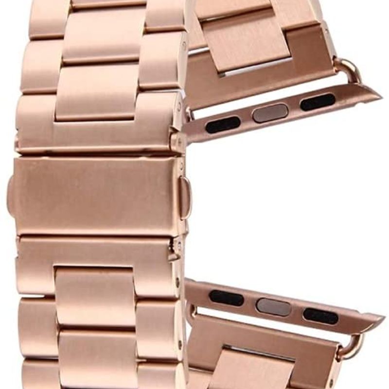 Pulseira Luxurypara Apple Watch 45mm 44mm 42mm 49mm (Rose Gold)