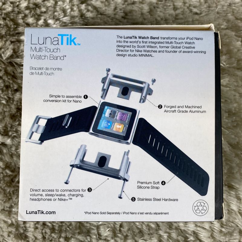 Pulseira Lunatik Vermelha Original para Ipod Nano 6ª | Item Info