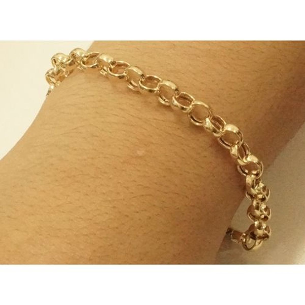 Pulseira Ouro 18 K Elo Português | Jóia Feminina Casadasjoiasonline