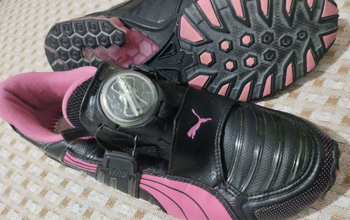 Puma disk sale preto e rosa