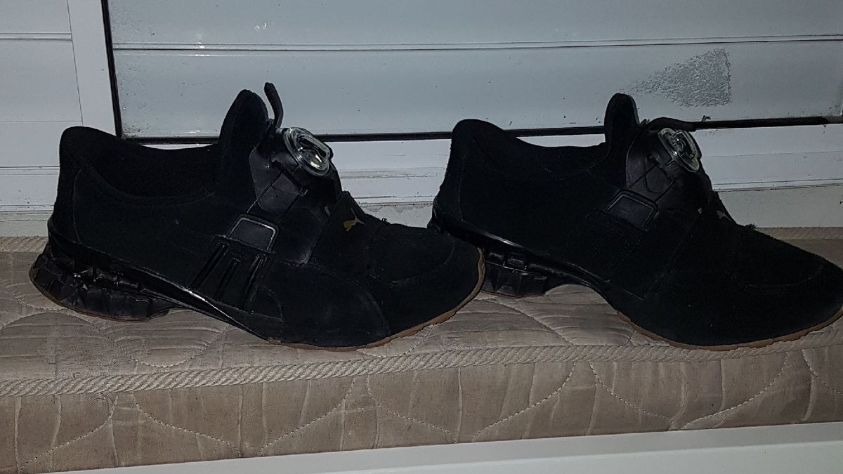 puma disc preto e cinza