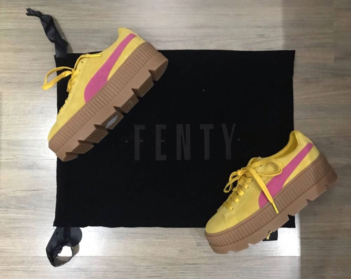 tenis puma fenty rihanna rosa