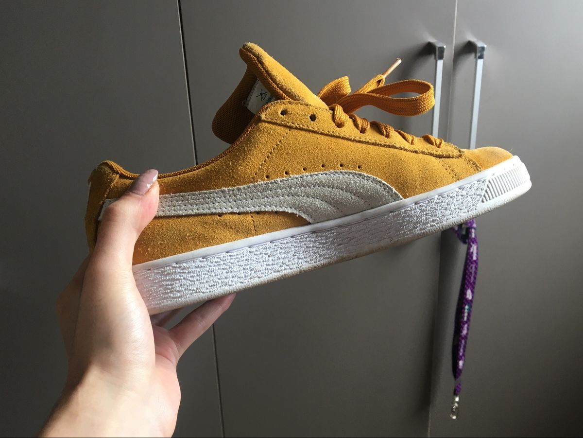 tenis puma amarelo feminino