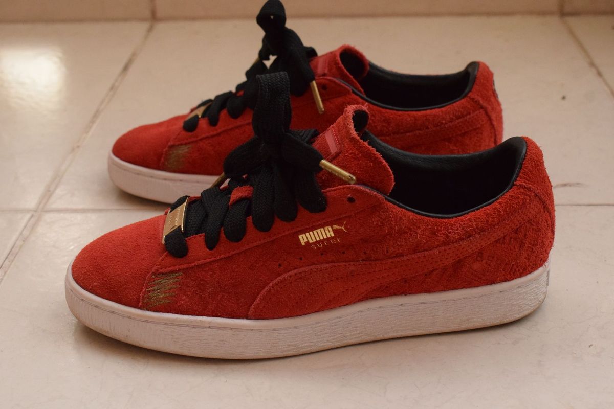 puma suede falso