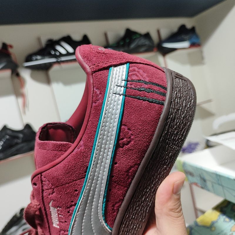 Puma Suede One Piece Red-haired Shanks Ruivo, Yonkou, Vinho) Tênis  Masculino Puma Nunca Usado 107885163 enjoei