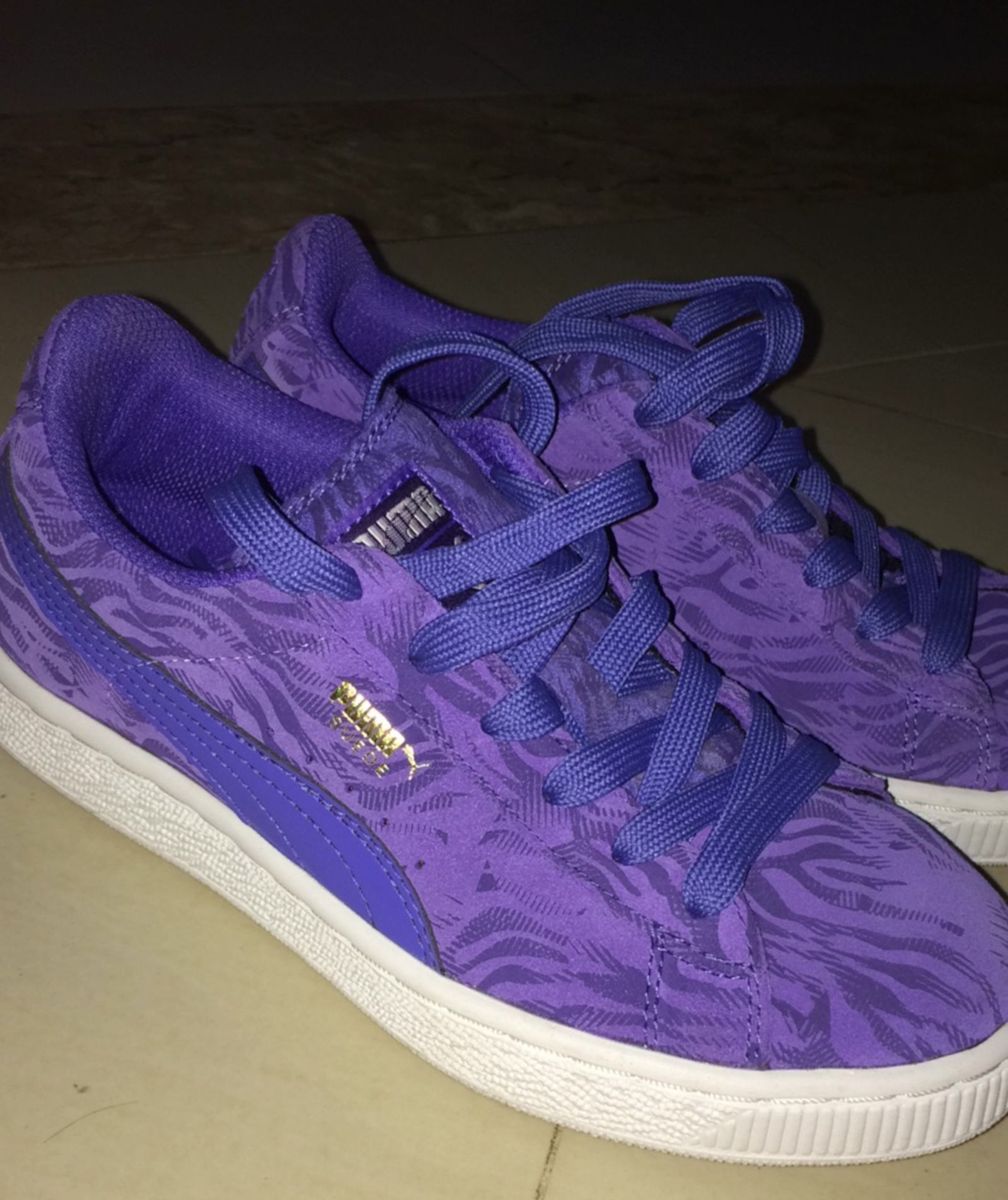 puma suede roxo