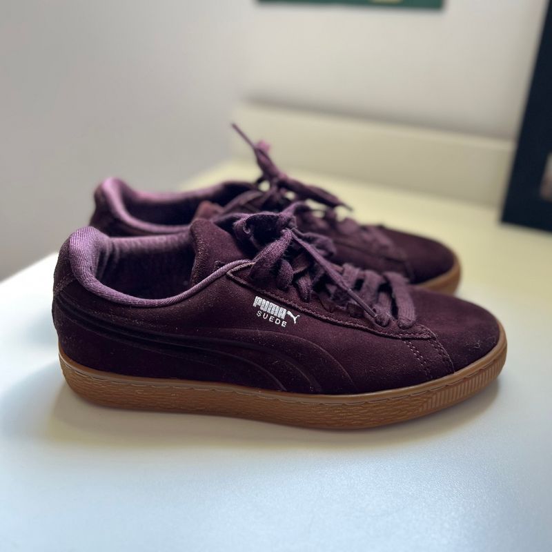 Tenis puma 2024 suede vinho