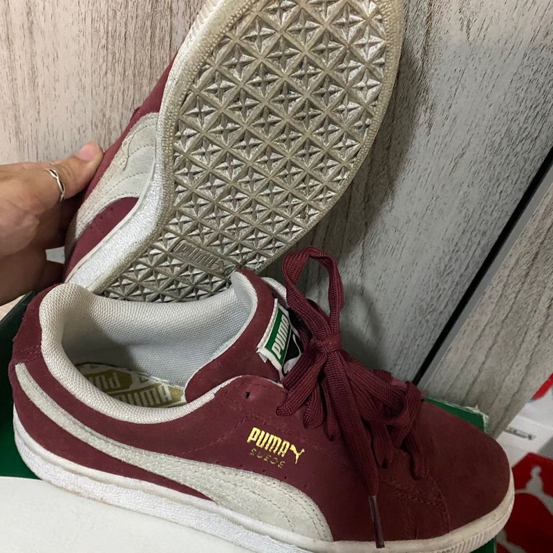 Tenis puma suede outlet vinho