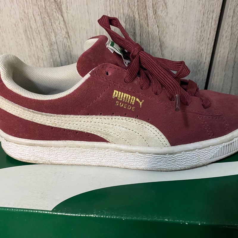 Tenis puma store suede classic vinho