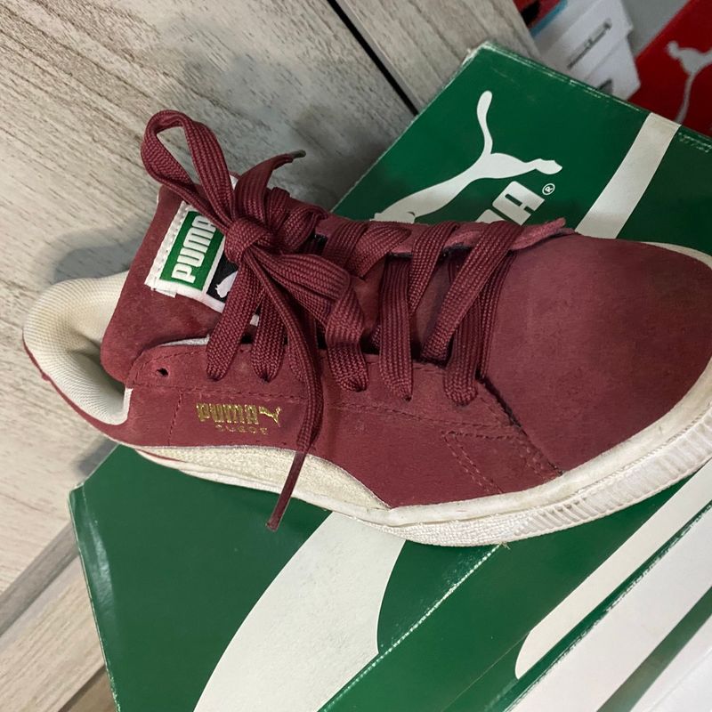 Tenis puma suede vinho sale