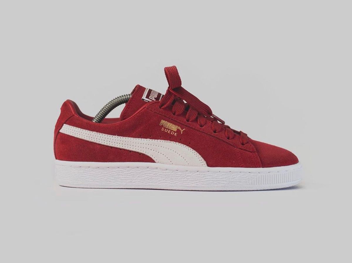 puma suede vinho