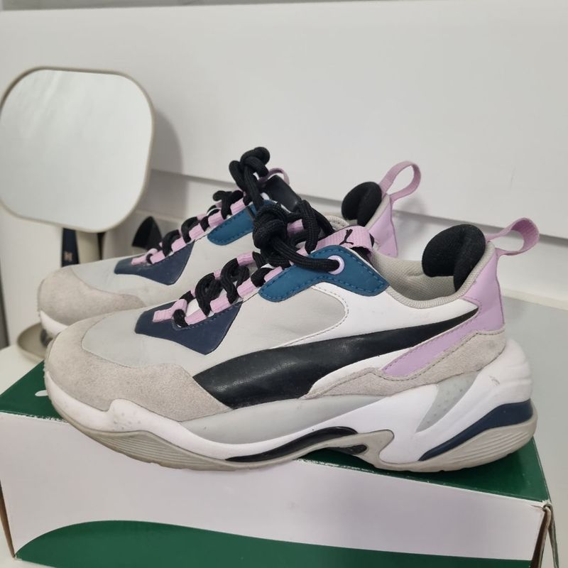 Tênis puma thunder 2024 rive droite feminino