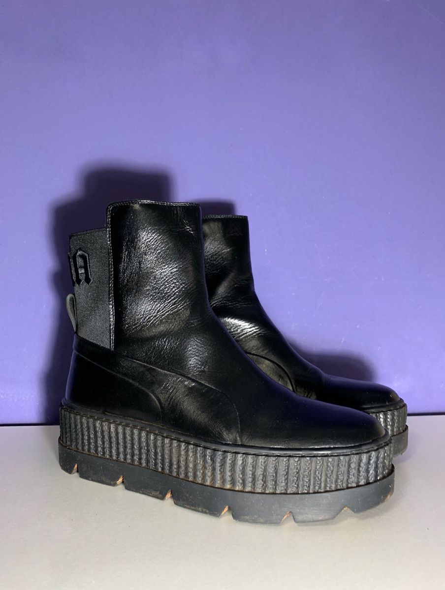 bota puma x fenty chelsea feminina