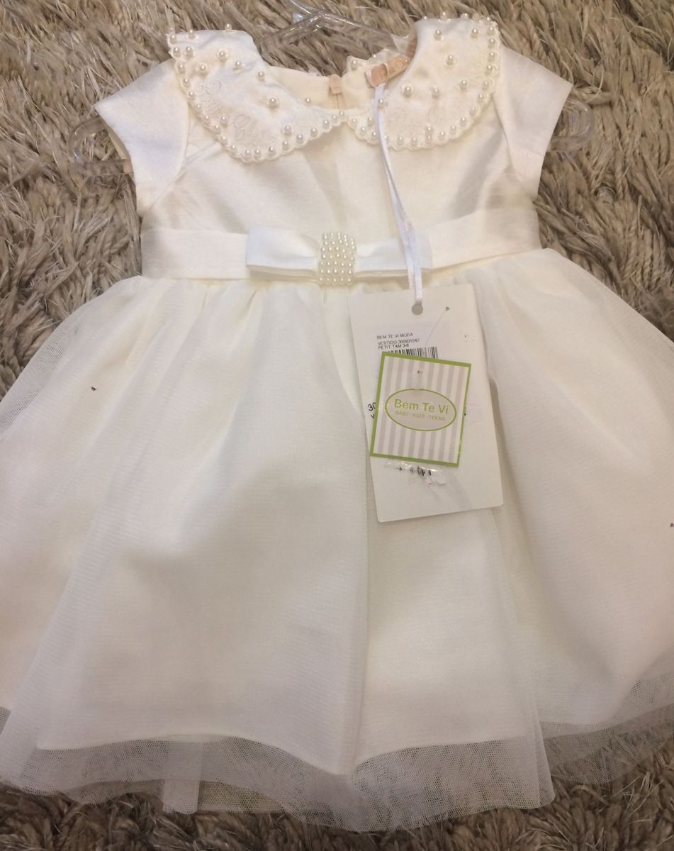 vestido de festa para bebe de 6 meses