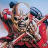 quadrinho decorativo iron maiden - fotográfico 