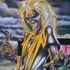 quadrinho decorativo iron maiden killers - fotográfico 