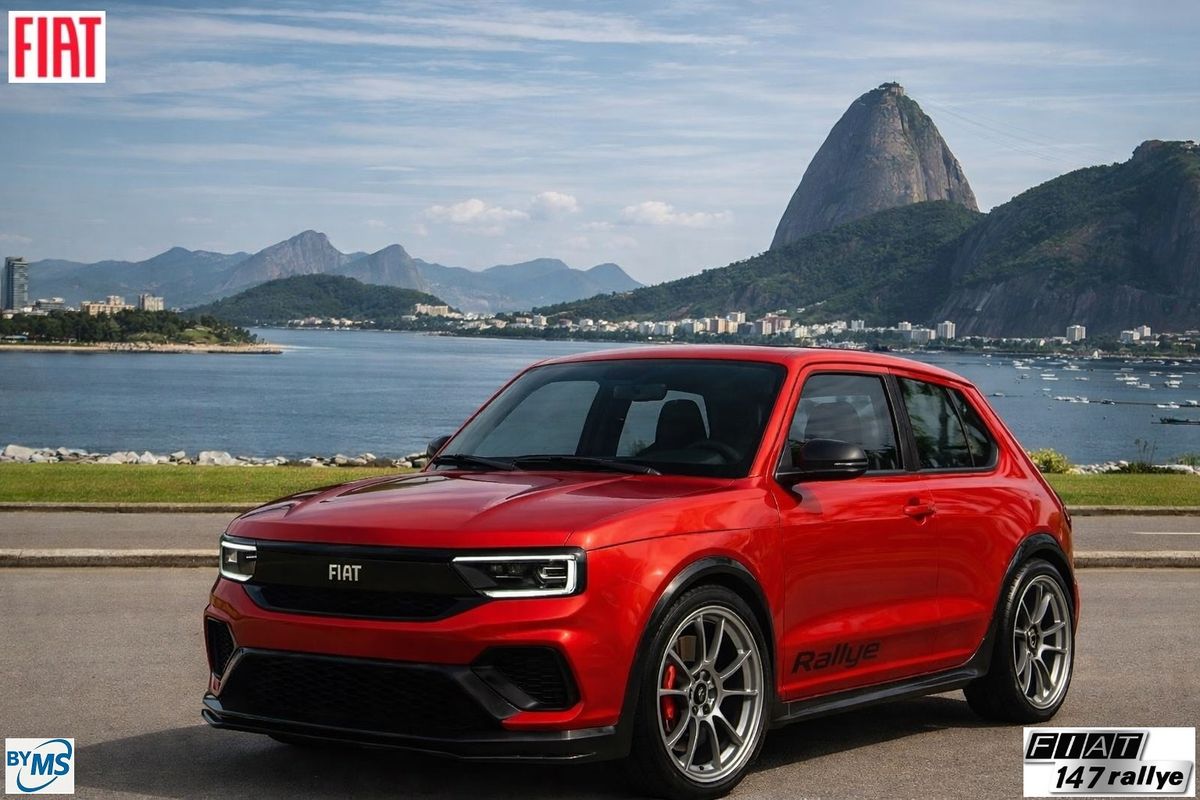 Quadro 20x30 C/ Moldura: Fiat 147 Rallye - 2026 No Rj - Aterro do ...