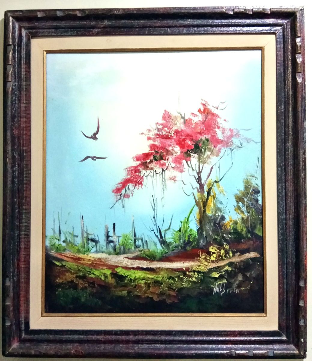 quadro de parede pintura obstrata òleo sobre tela - decoração polo