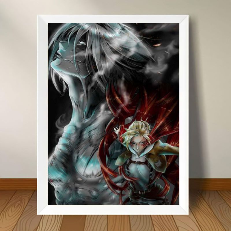 Quadro Decorativo Anny Titan Fêmea Attack On Titan Item de Decoração  Decora Geek Nunca Usado 60011050 enjoei