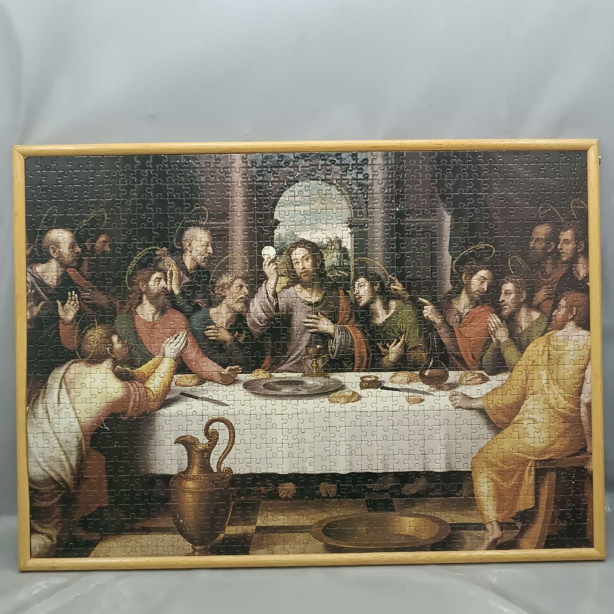 Quadro Decorativo Sancta Ceia Quebra-cabeça (veja) | Item de Decoração ...