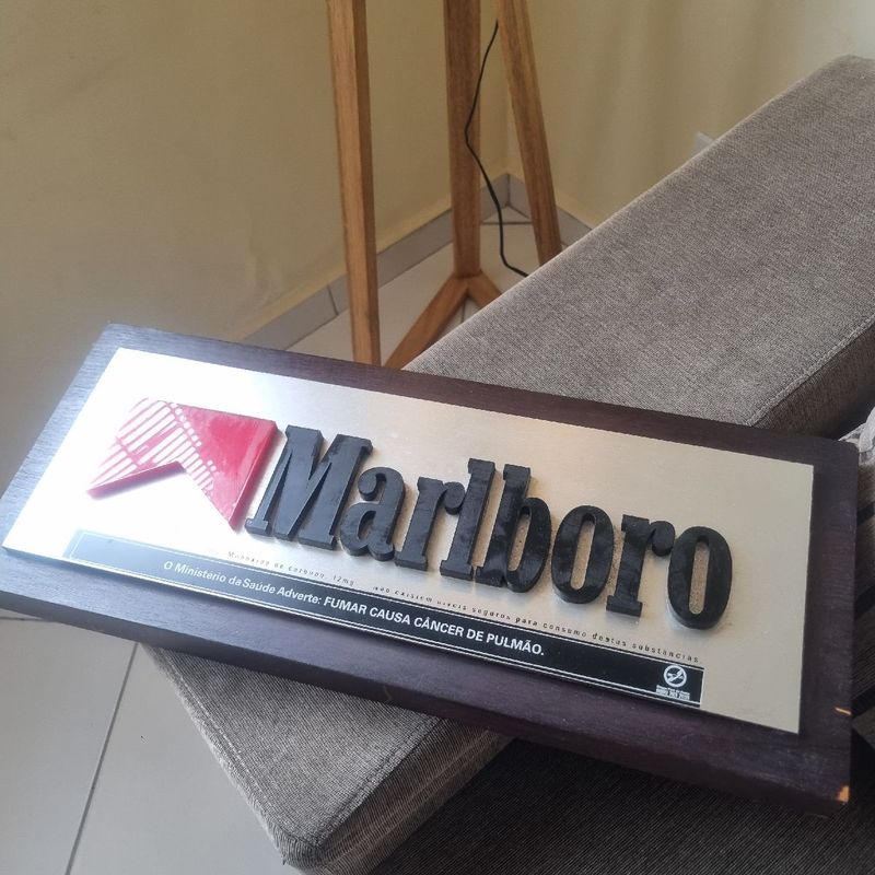 【当時物】1980s Marlboro大判両面印刷（50×70cm） Quadro Madeira Marlboro | Marlboro Usado 96186007 | enjoei
