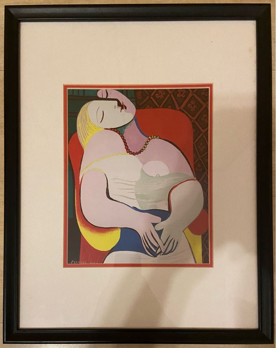 Quadro Pablo Picasso The Dream 1932 | Antiguidade Usado 101708090
