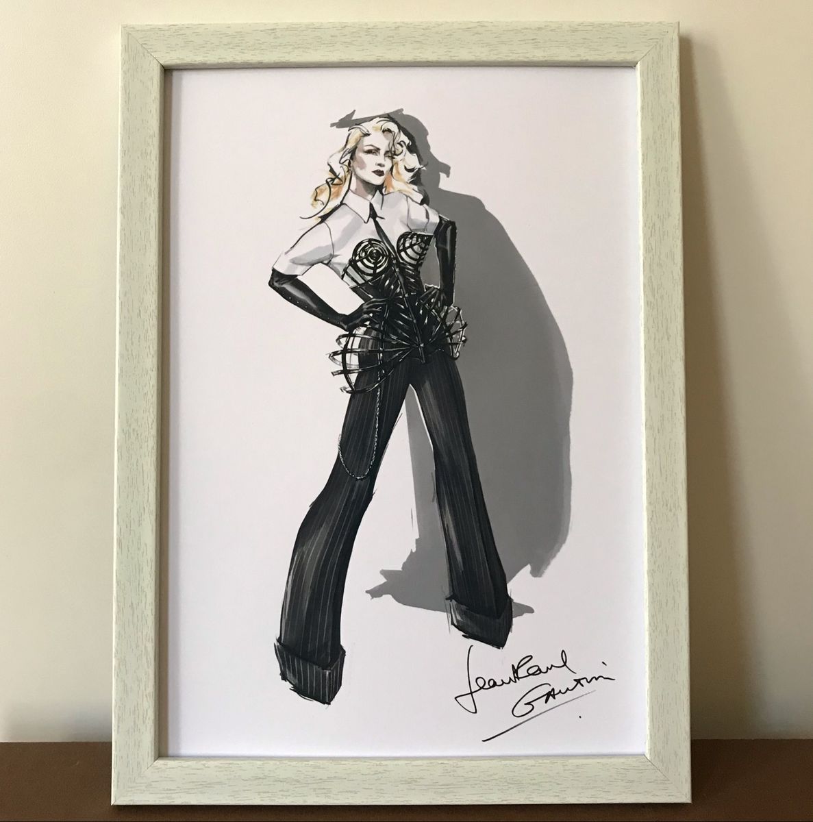 Quadro Poster Madonna Mdna Jean Paul Gaultier | Item de Decoração ...