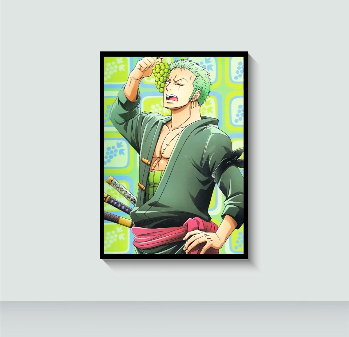 Zoro One Piece - Quadro A4