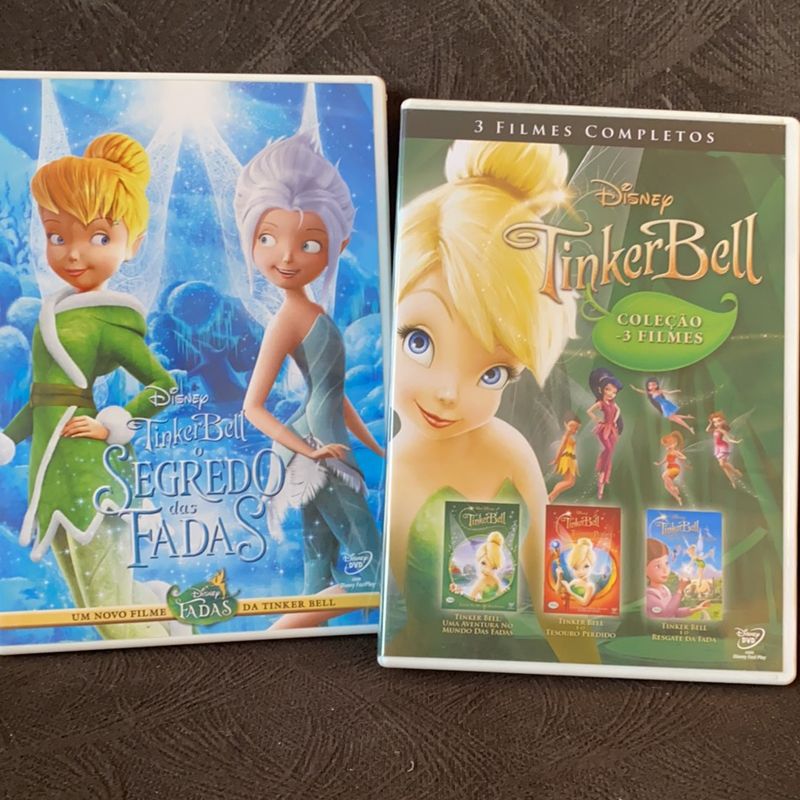 Quatro Dvds da Tinker Bell | Dvd Usado 74659090 | enjoei