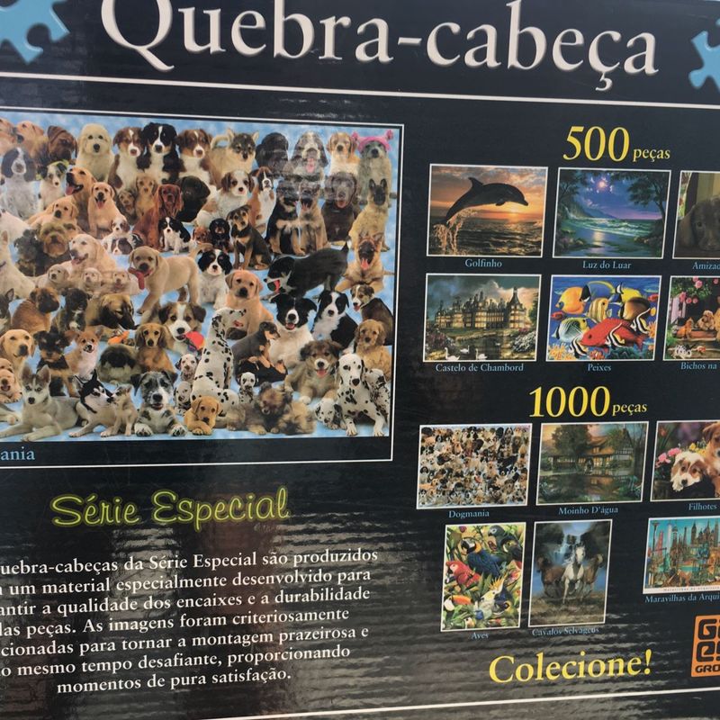 Quebra-Cabeça 1000 Peças - Dogmania - MP Brinquedos