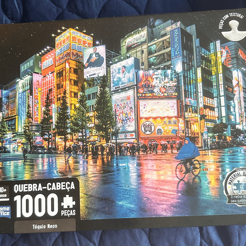 Quebra Cabeça 1000 Peças Tokio Neon | Game Office Usado