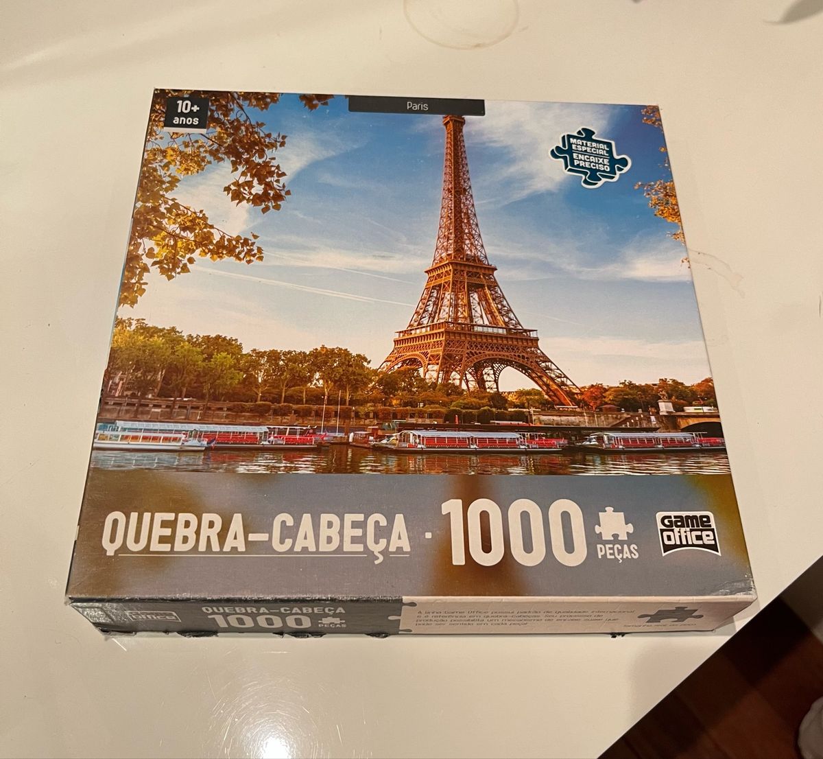 Quebra Cabeça Torre Eiffel Paris França Puzzle 500 Peças Jogos