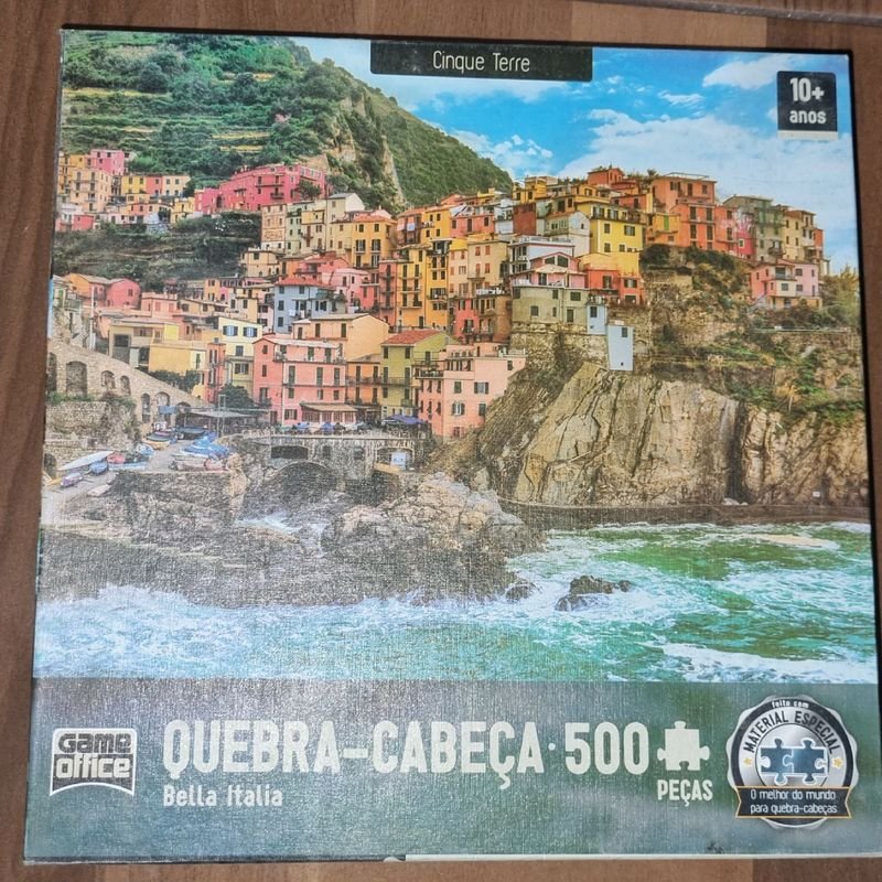 Puzzle Quebra-Cabeça Cinque Terre Bella Itália 500 peças - Game Office -  Livraria e Papelaria Paraná, Livros, Jogos, Materiais Escolares, Cadernos,  Lápis, Caneta, Material de Escritório, Livraria em Caxias do Sul,  Farroupilha