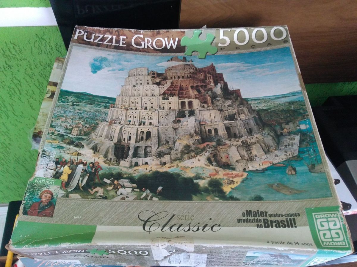 Quebra Cabeça Grow 5 Mil Peças 5000 | Jogo de Tabuleiro Grow Usado ...