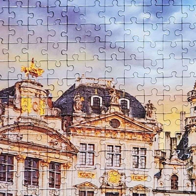 Jogo Quebra Cabeça Puzzle Bruxelas C/1500 Peças Grow Ref:03736