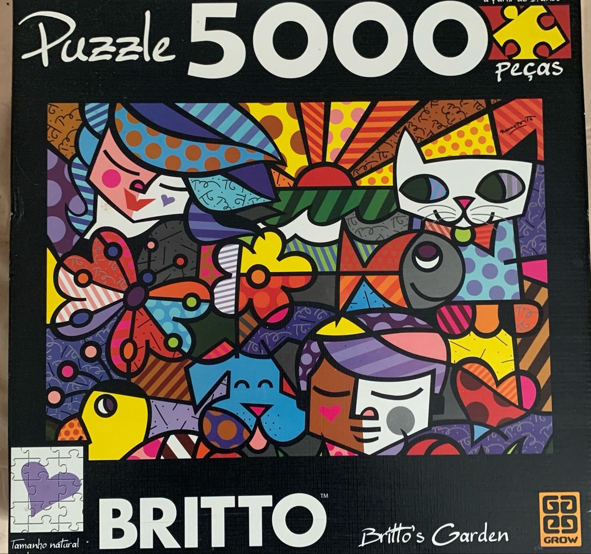 Quebra Cabeça Grow Romero Brito 5000 Peças | Item de Papelaria Grow ...