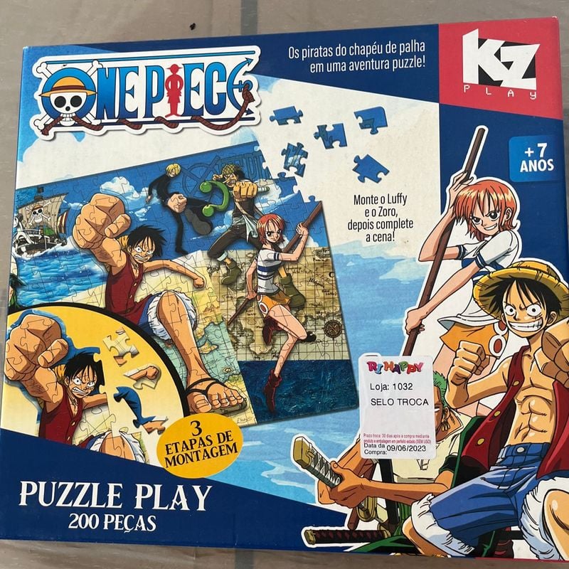 Quebra Cabeça One Piece - Puzzle Play 200 Pcs | Usado 106174500