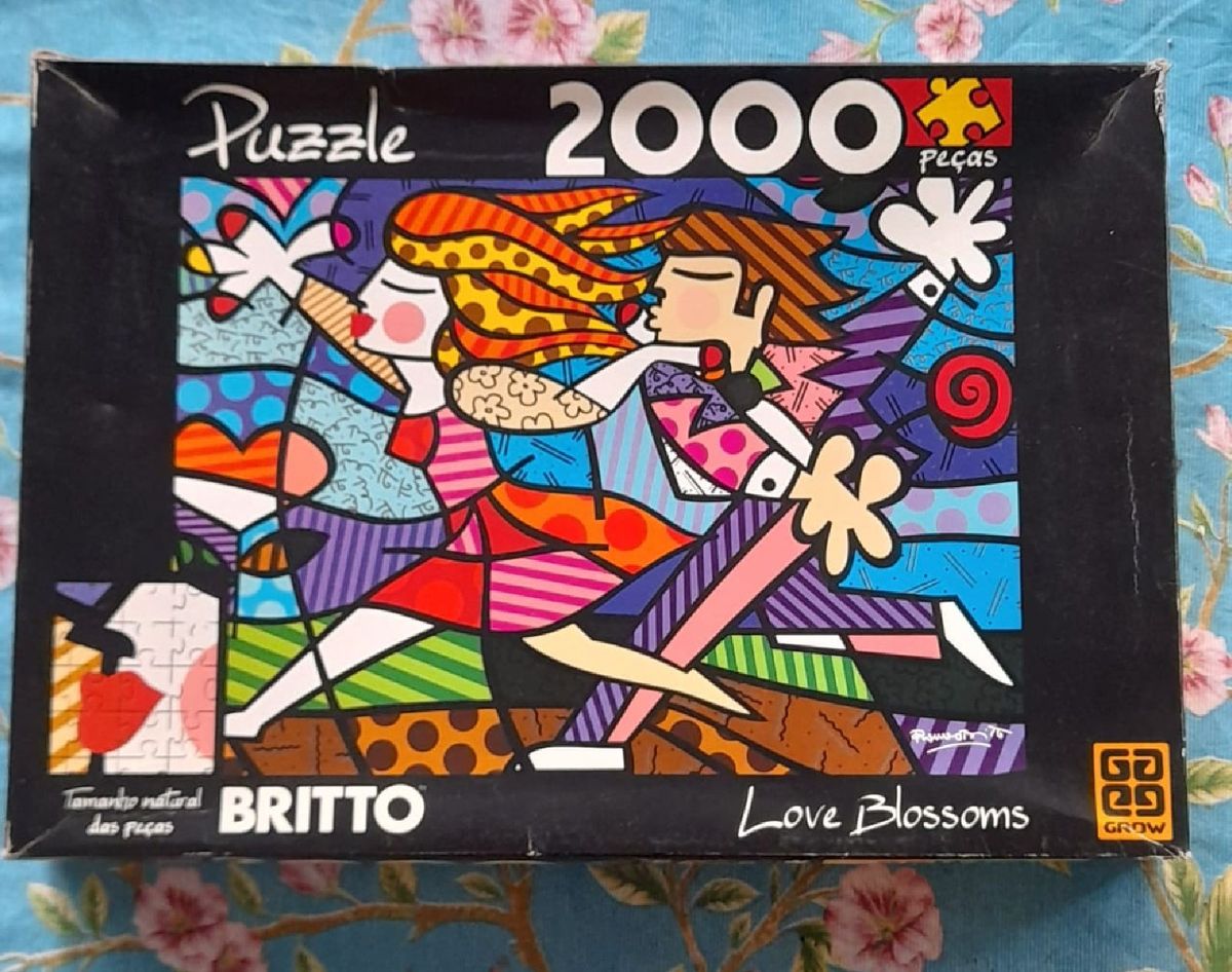 Quebra-cabeça Romero Britto 2000 Peças | Brinquedo Grow Usado 49111591 ...
