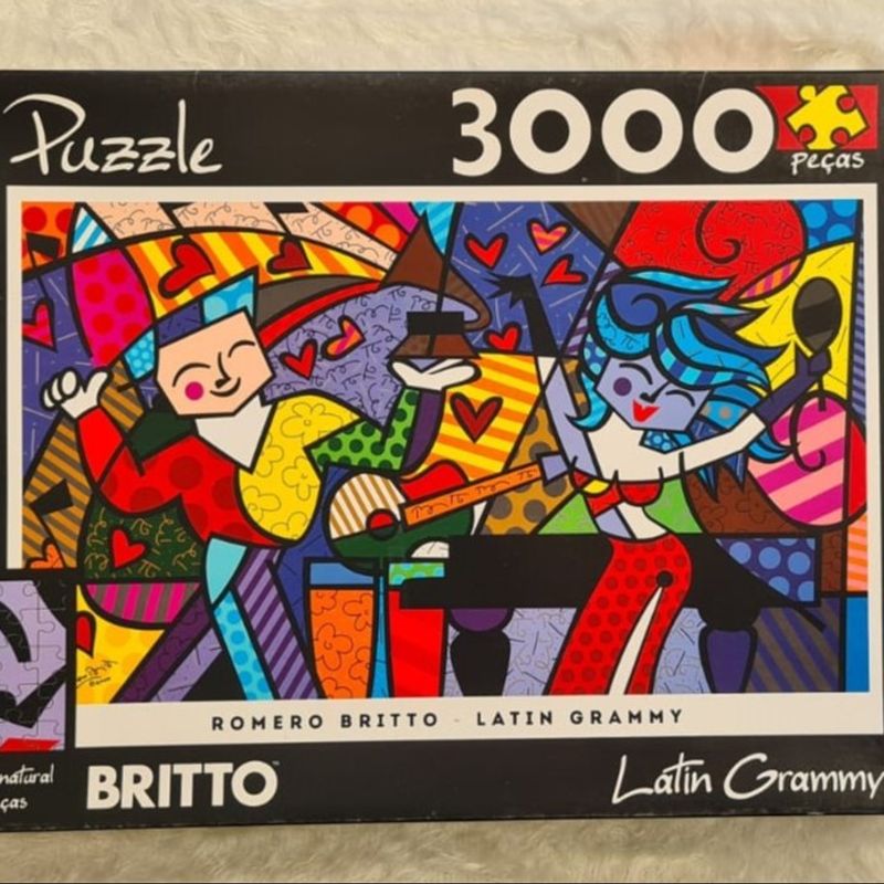 Quebra-cabeça 1000 Peças Puzzle Romero Britto Grow