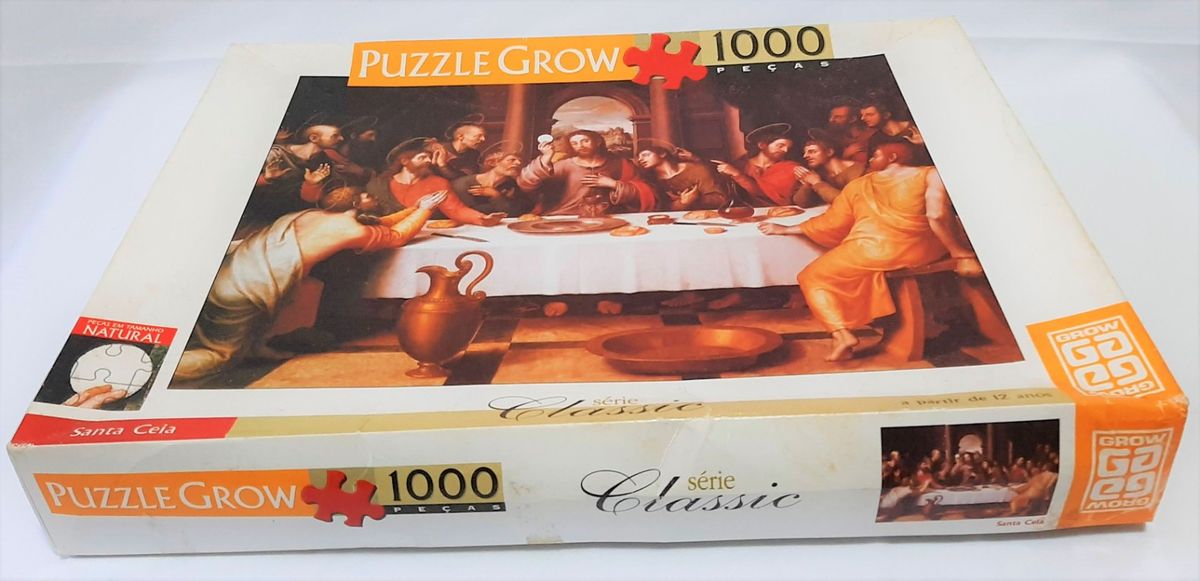 Quebra-Cabeça 1000 Peças Última Ceia - Grow