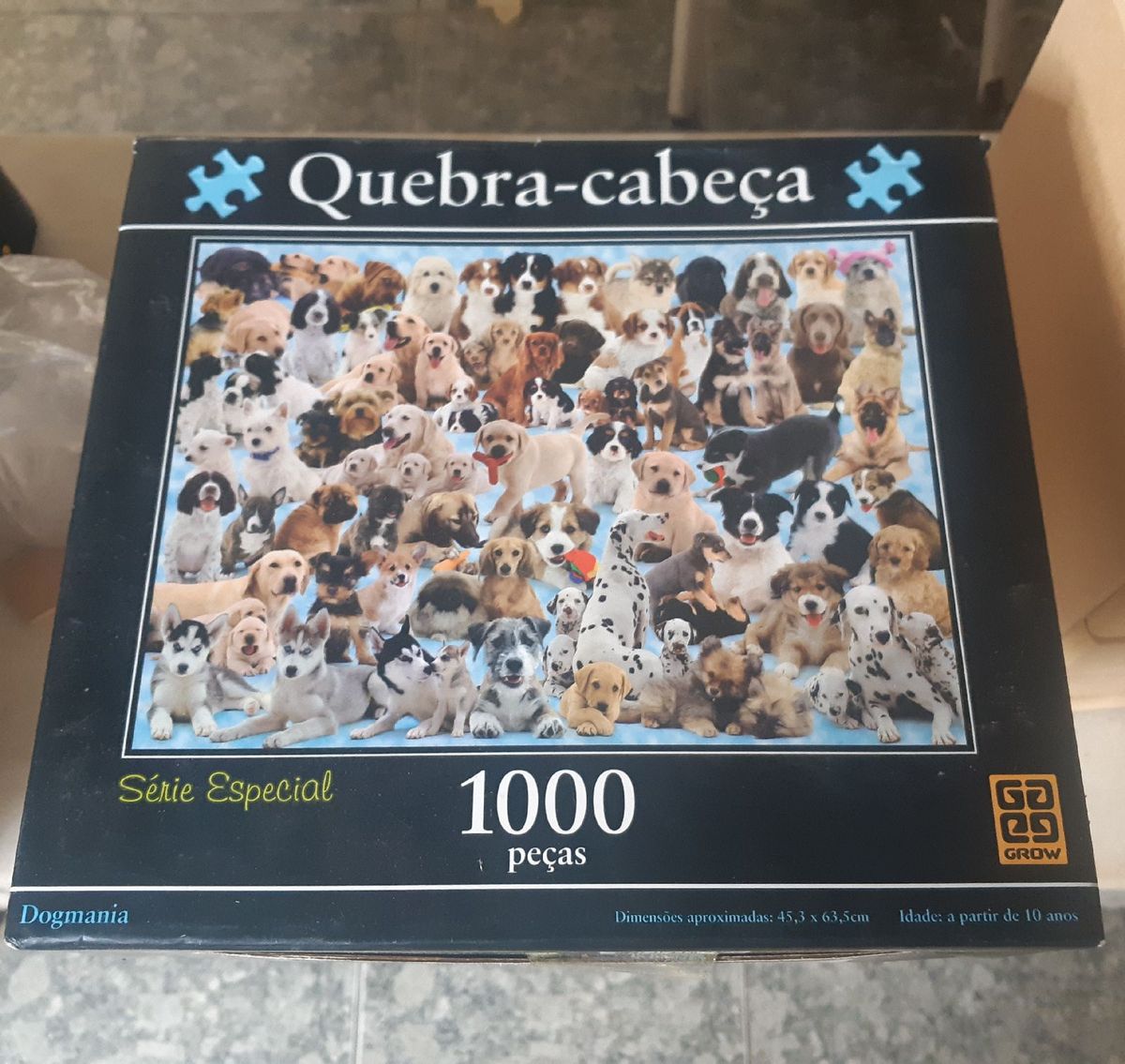 Quebra Cabeca Serie Especial Cachorros 1000 Pecas | Brinquedo Crow ...