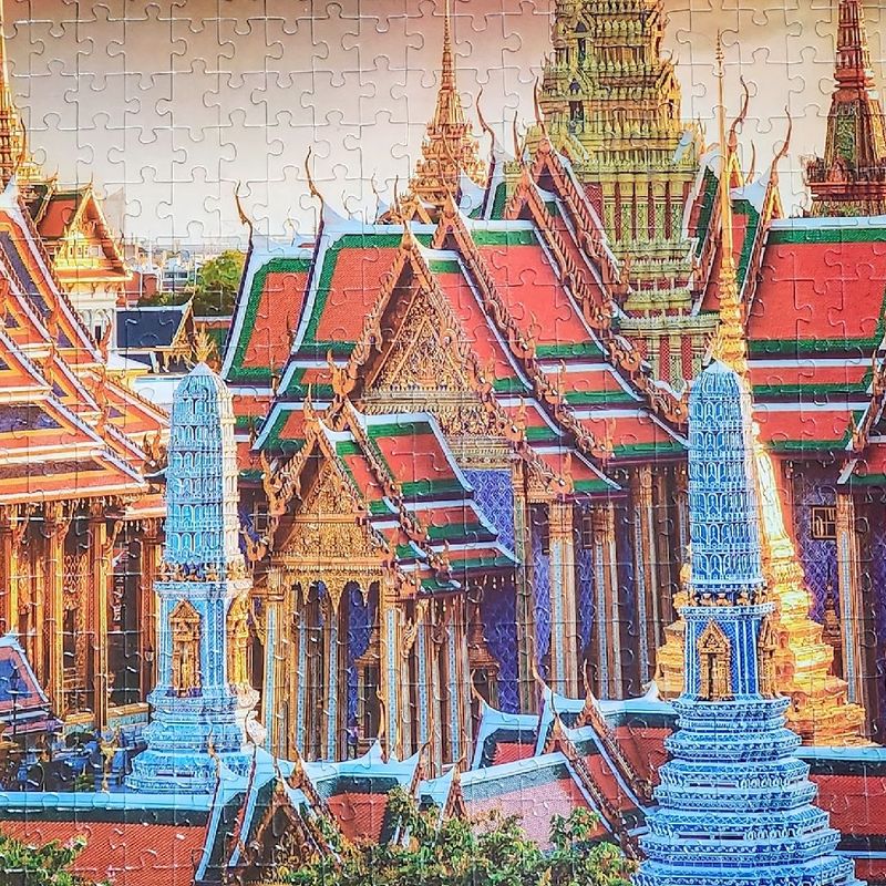 Quebra Cabeça 1000 peças – Grande Palácio de Bangkok – Walderes Jogos