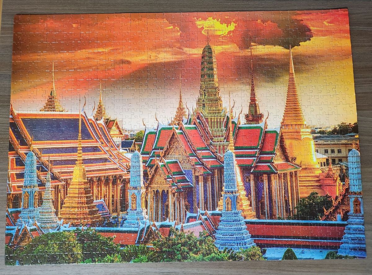 Quebra-Cabeças - Quebra-Cabeça 1000 Peças - Grande Palácio de Bangkok -  Loja Virtual