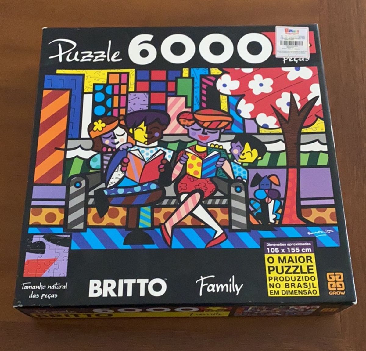 Quebra Cabecas Puzzle 6000 Pecas Romero Britto Family Jogo De Tabuleiro Grow Nunca Usado 46271485 Enjoei