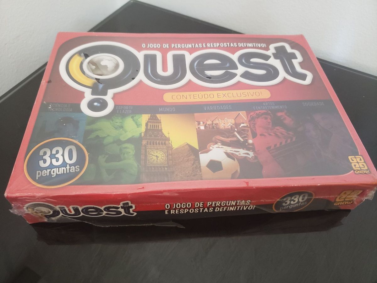 Quest O Jogo De Perguntas E Respostas Definitivo Jogo De Tabuleiro Grow Nunca Usado 46474491 Enjoei