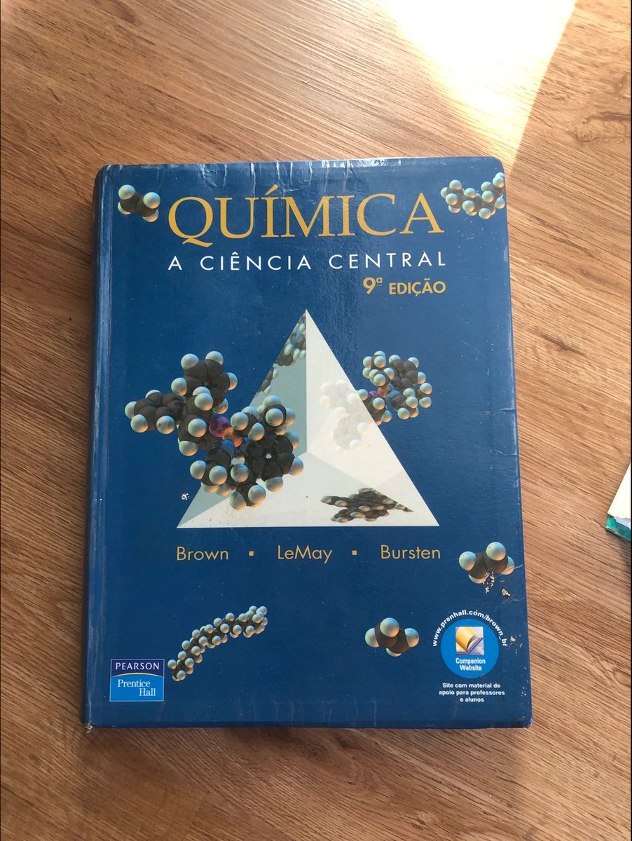 Química a Ciência Central Brown | Livro Pearson Usado 84716808 | enjoei