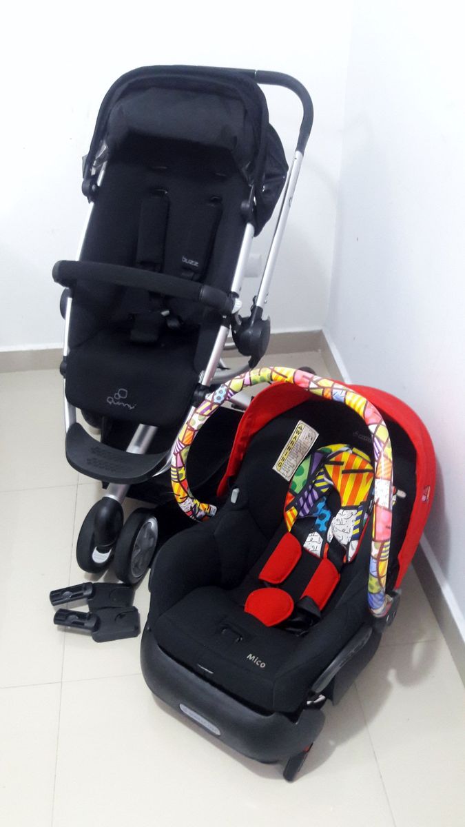 Quinny Buzz Com Bebe Conforto Maxi Cosi Romero Britto Adaptadores E Brinde Carrinho De Bebe Quinny Usado Enjoei