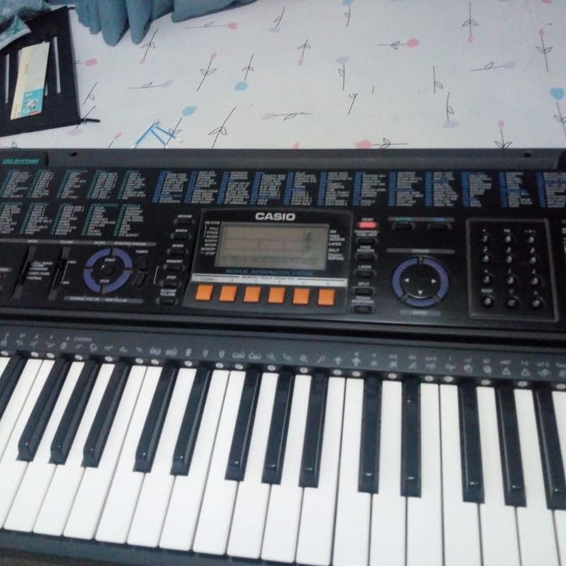 R 680 R 750 Teclado Casio Ctk 611 Pouco Usado Fonte 120v