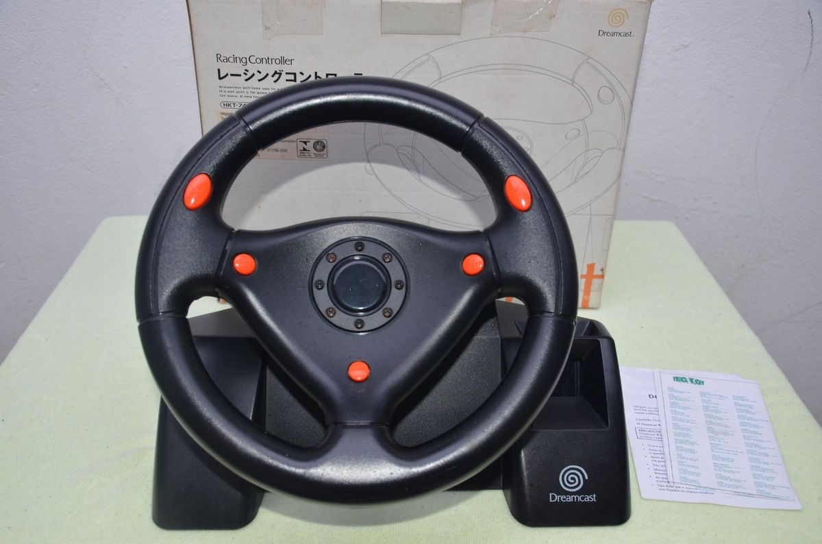 Racing Wheel Original Dreamcast Sega (volante) | Console de Videogame ...