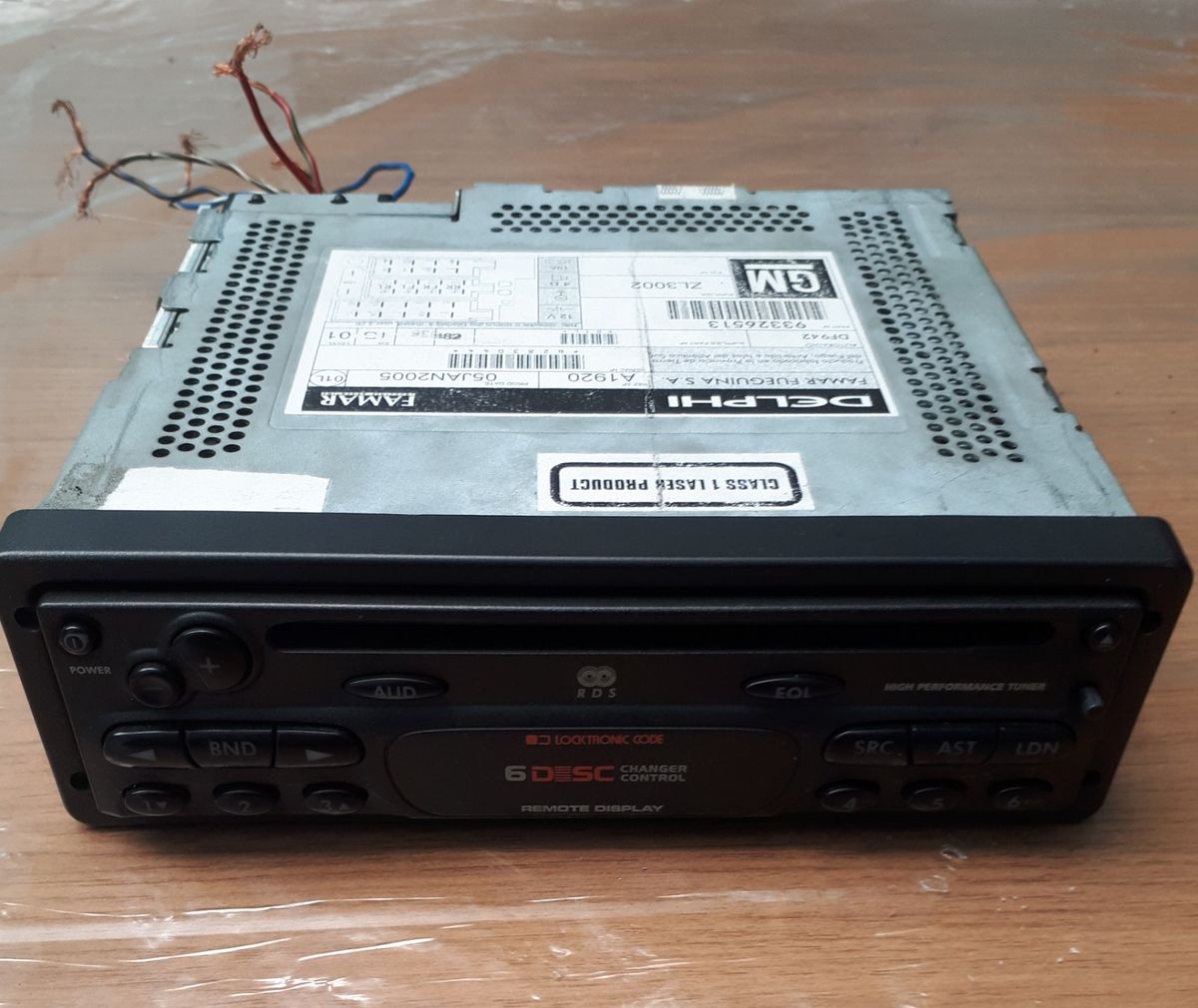 Radio Cd Original Gm Delphi Df942 Astra, Zafira, Vectra | Item Info ...